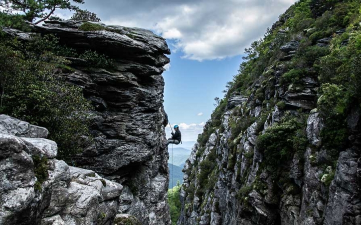 rock climbing outdoor leadership course
